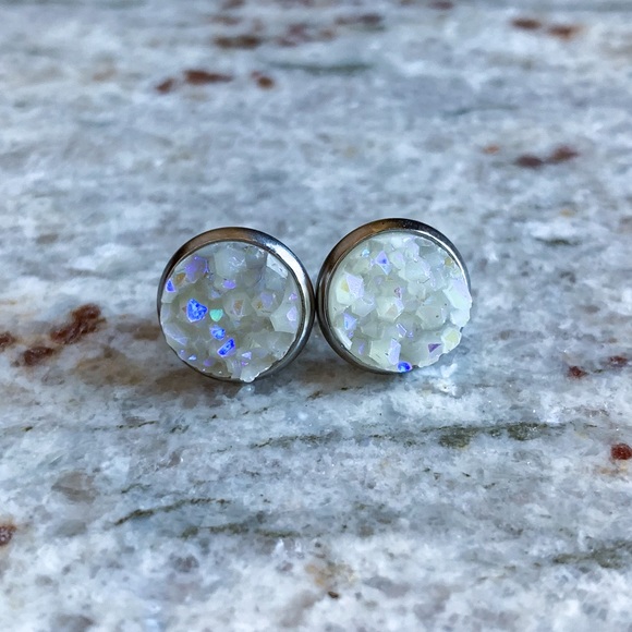 LAST💫Mermaid Druzy Earring - Picture 2 of 14